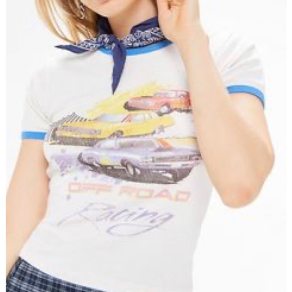 Urban outfitters off-road racing baby tee